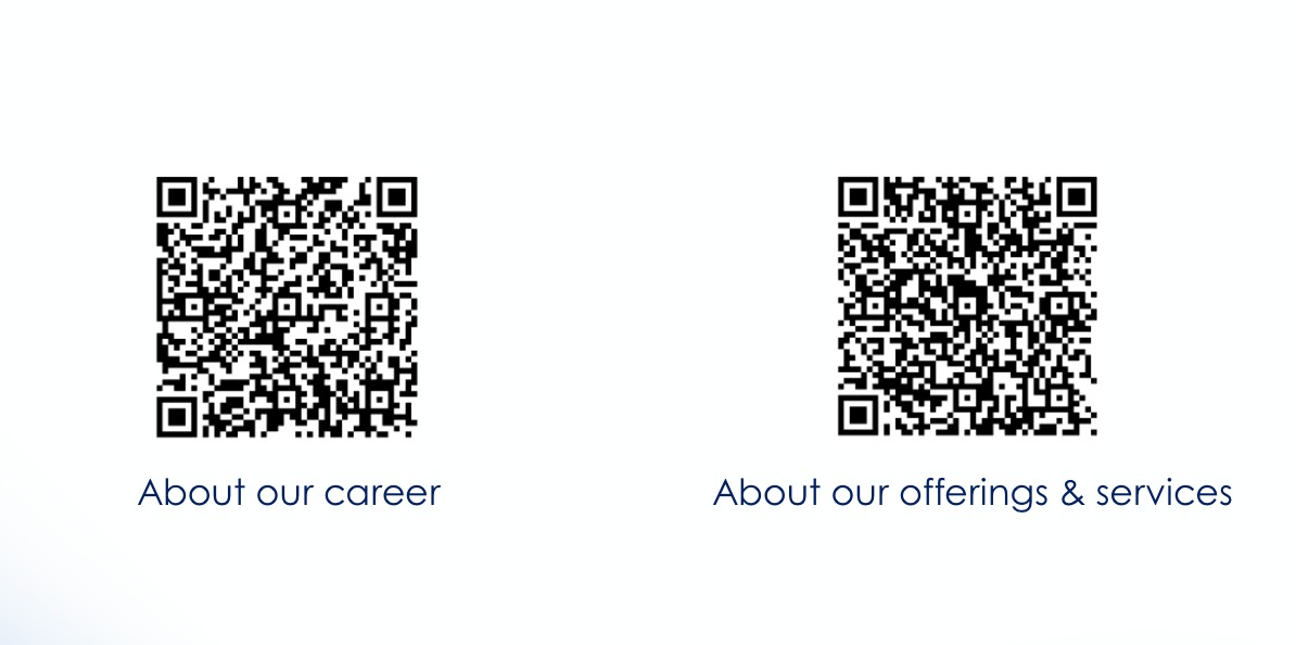 FINEXIS QR codes: about their career, and their offerings and services